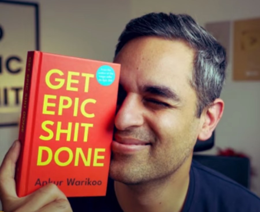 ‘Get Epic Shit Done’ by Ankur Warikoo (book cover)
